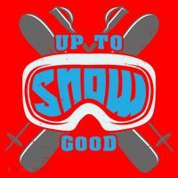 Up To Snow Good Skiing Funny Ski Funny Gift Santa Hat thumb 1