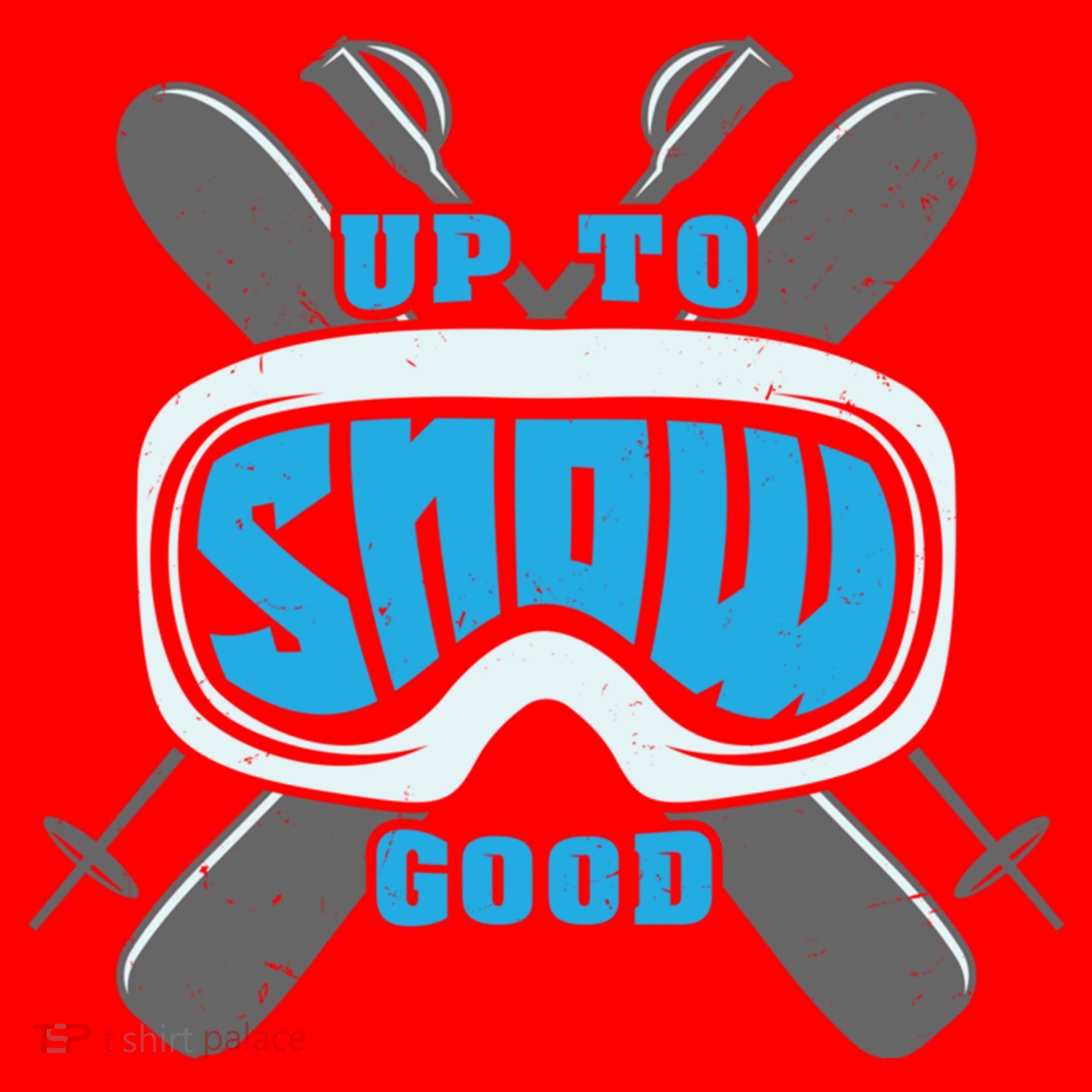 Up To Snow Good Skiing Funny Ski Funny Gift Santa Hat