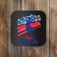 USA Tennis Support The Team Shirts USA Tennis Lover Coaster thumb 0
