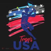 USA Tennis Support The Team Shirts USA Tennis Lover Coaster thumb 2