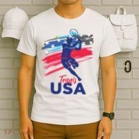 USA Tennis Support The Team Shirts USA Tennis Lover T-Shirt thumb 6