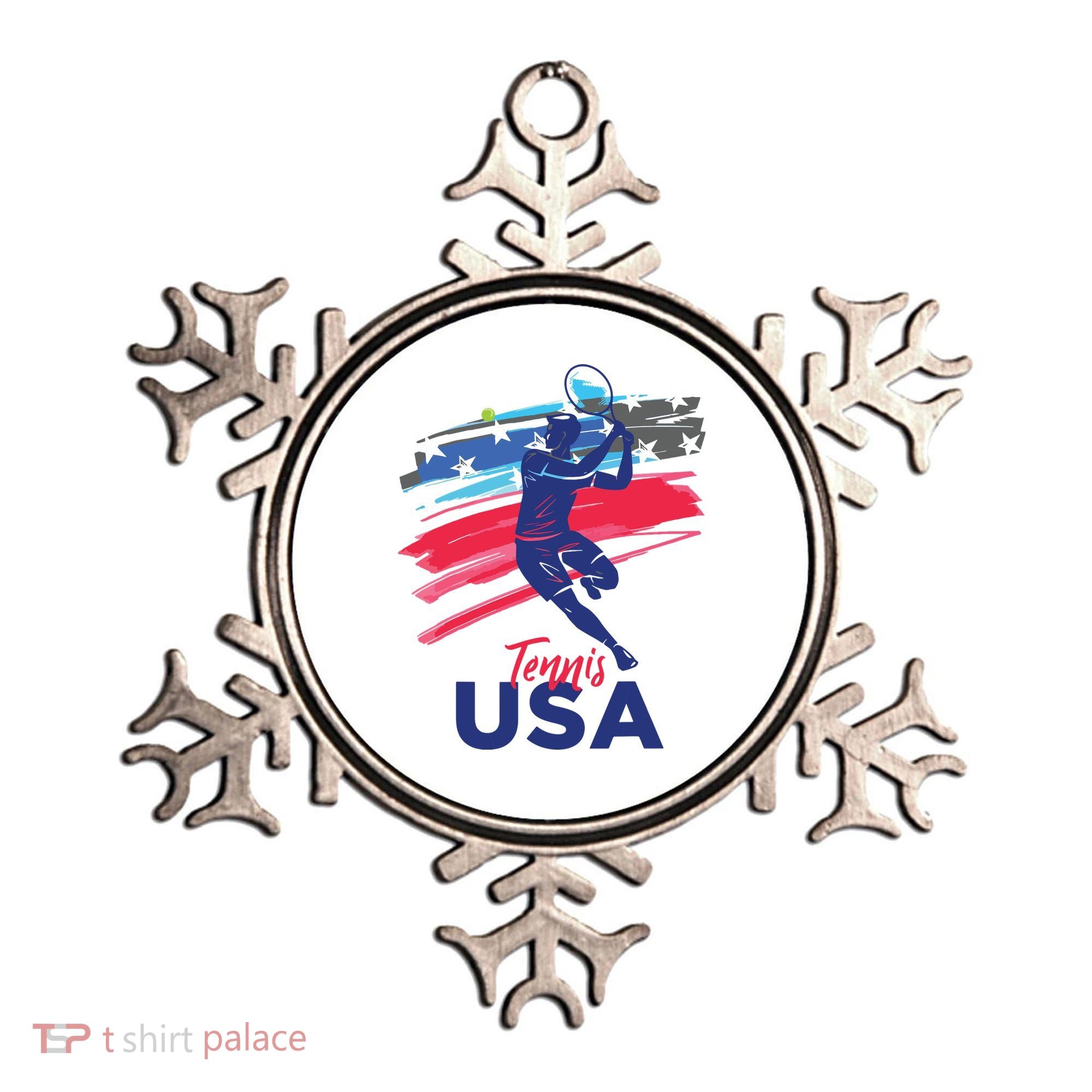 USA Tennis Support The Team Shirts USA Tennis Lover Ornament