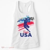 USA Tennis Support The Team Shirts USA Tennis Lover Women's Tank Top thumb 0