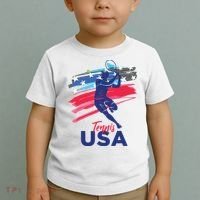 USA Tennis Support The Team Shirts USA Tennis Lover Toddler T-Shirt thumb 2