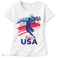 USA Tennis Support The Team Shirts USA Tennis Lover Women's T-Shirt thumb 0