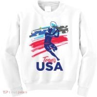 USA Tennis Support The Team Shirts USA Tennis Lover Kids Sweatshirt thumb 0