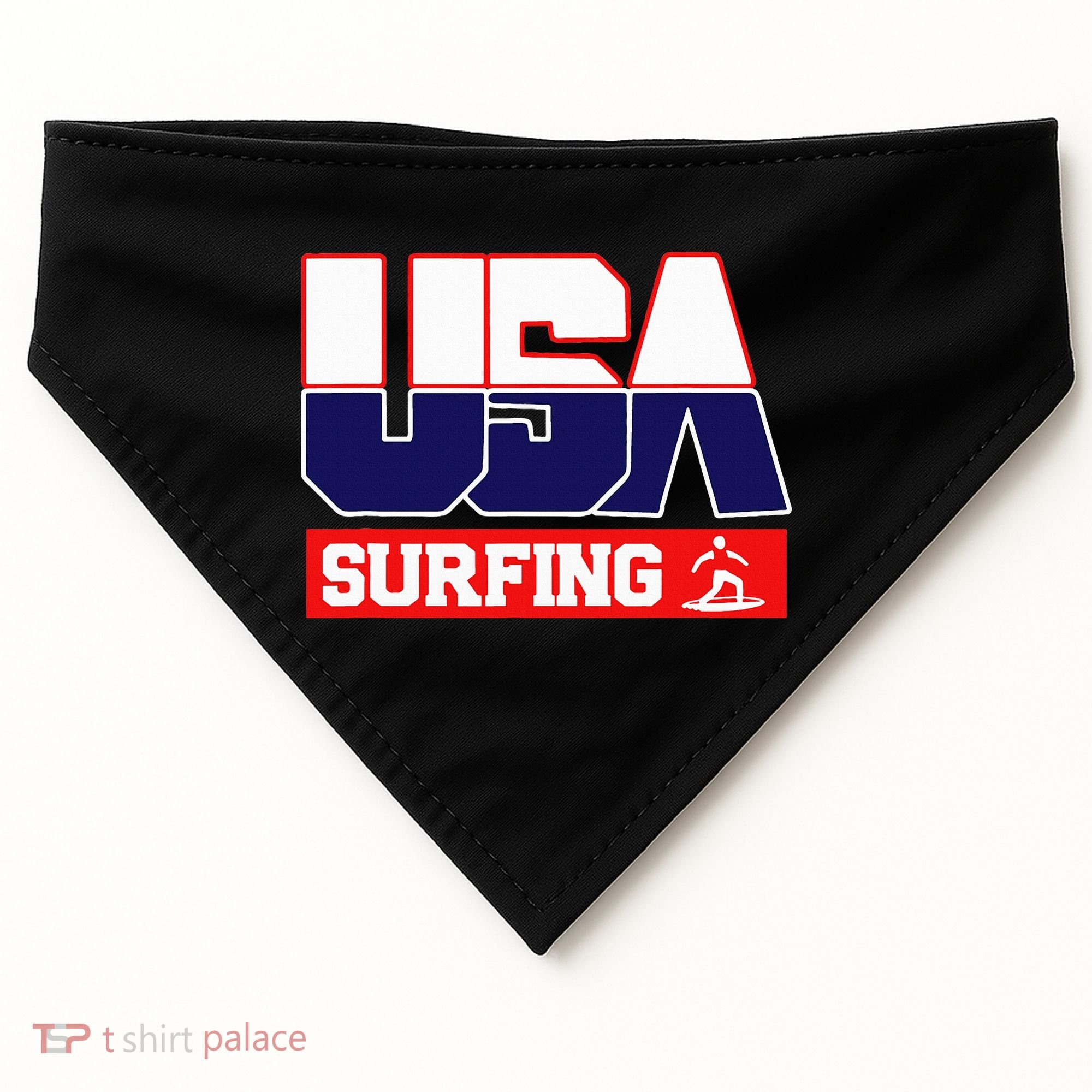 Usa Team Surfing American Sports USA-Made Doggie Bandana