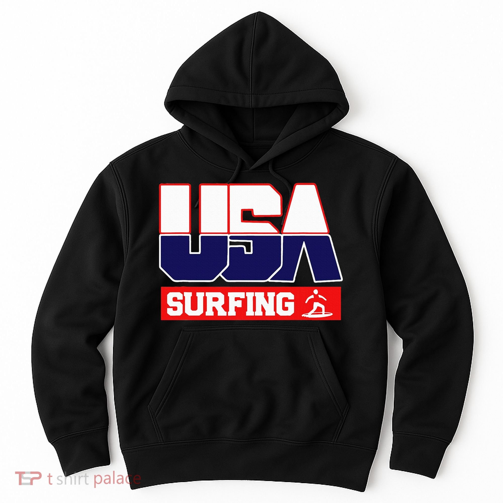 Usa Team Surfing American Sports Hoodie