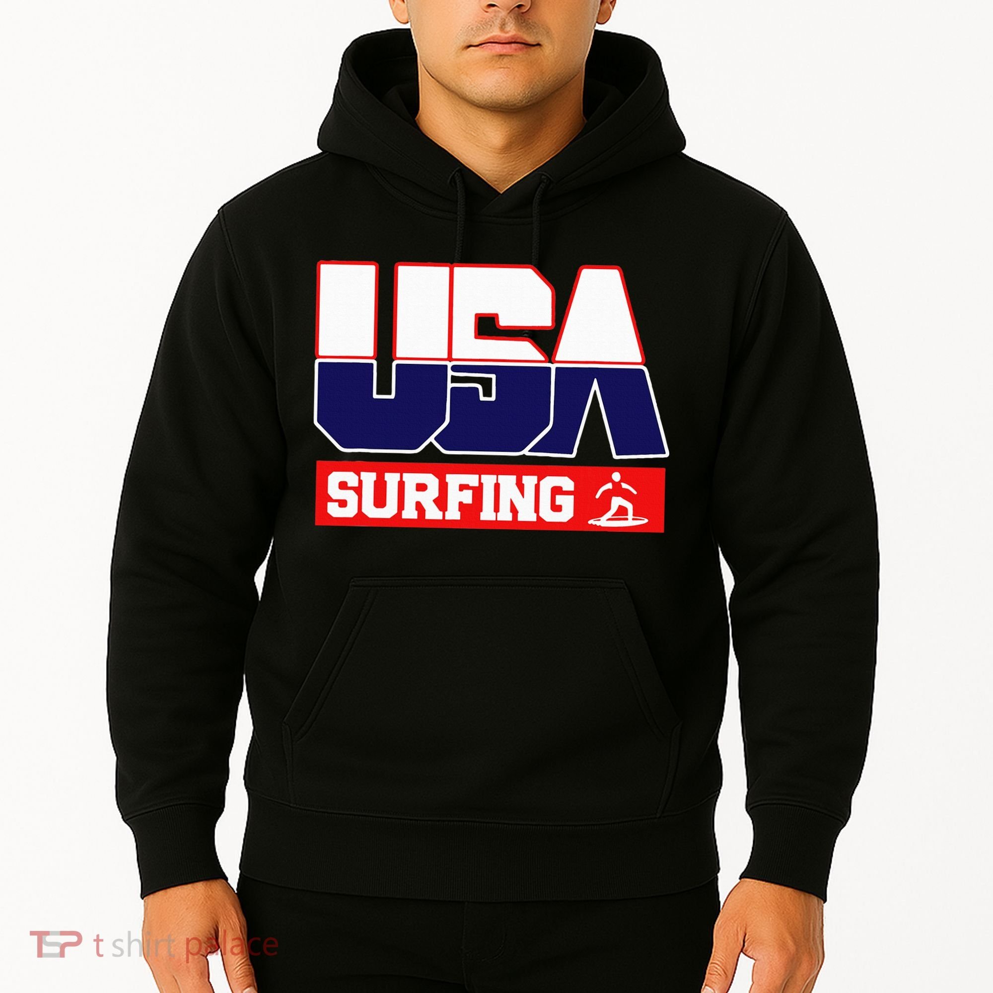 Usa Team Surfing American Sports Hoodie