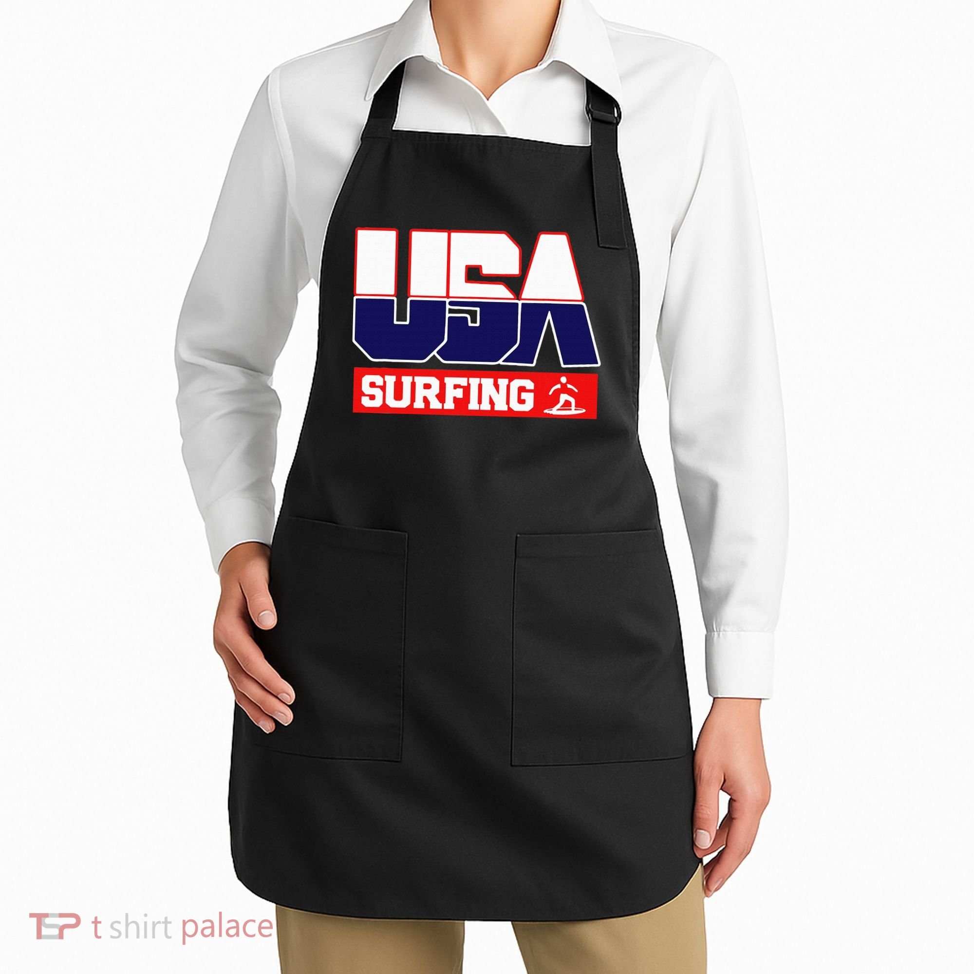 Usa Team Surfing American Sports Apron