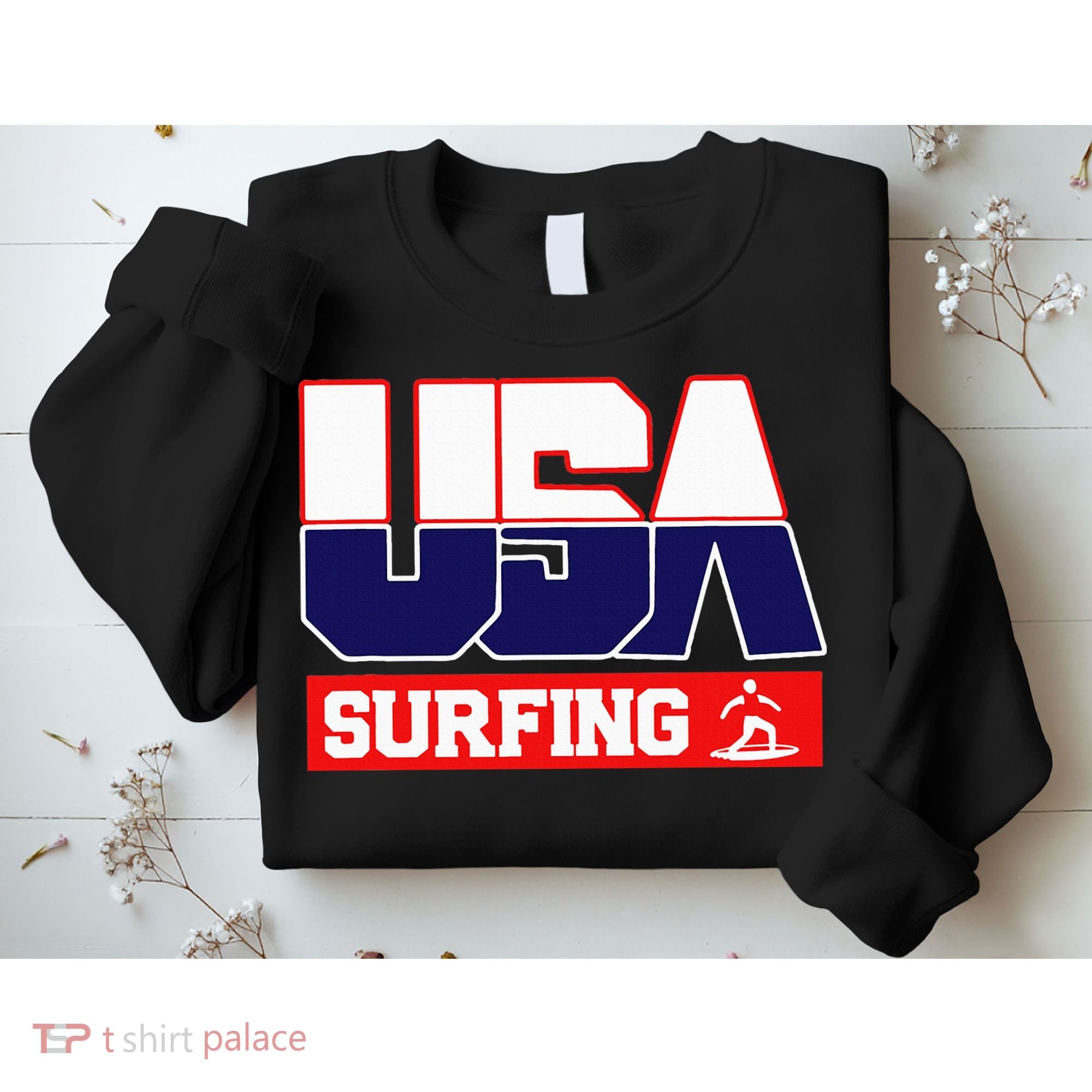 Usa Team Surfing American Sports Sweatshirt