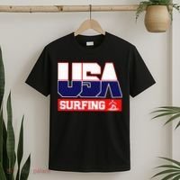 Usa Team Surfing American Sports T-Shirt thumb 2
