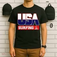 Usa Team Surfing American Sports T-Shirt thumb 6
