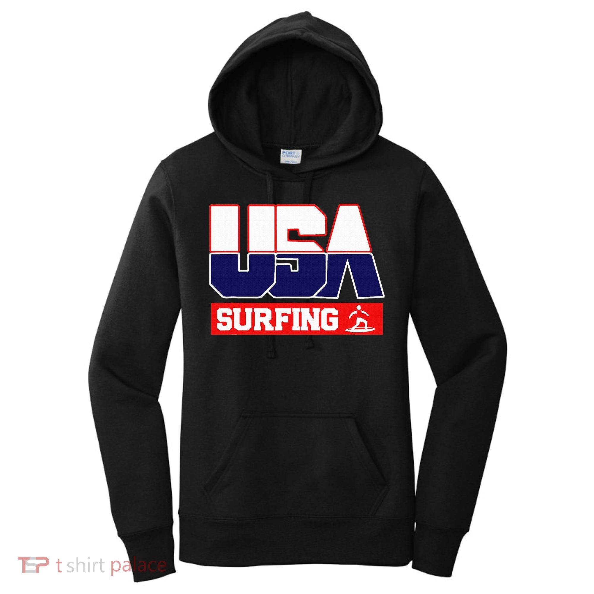 Usa Team Surfing American Sports Women's Hoodie