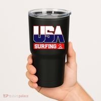 Usa Team Surfing American Sports Tumbler thumb 2