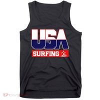 Usa Team Surfing American Sports Tank Top thumb 0