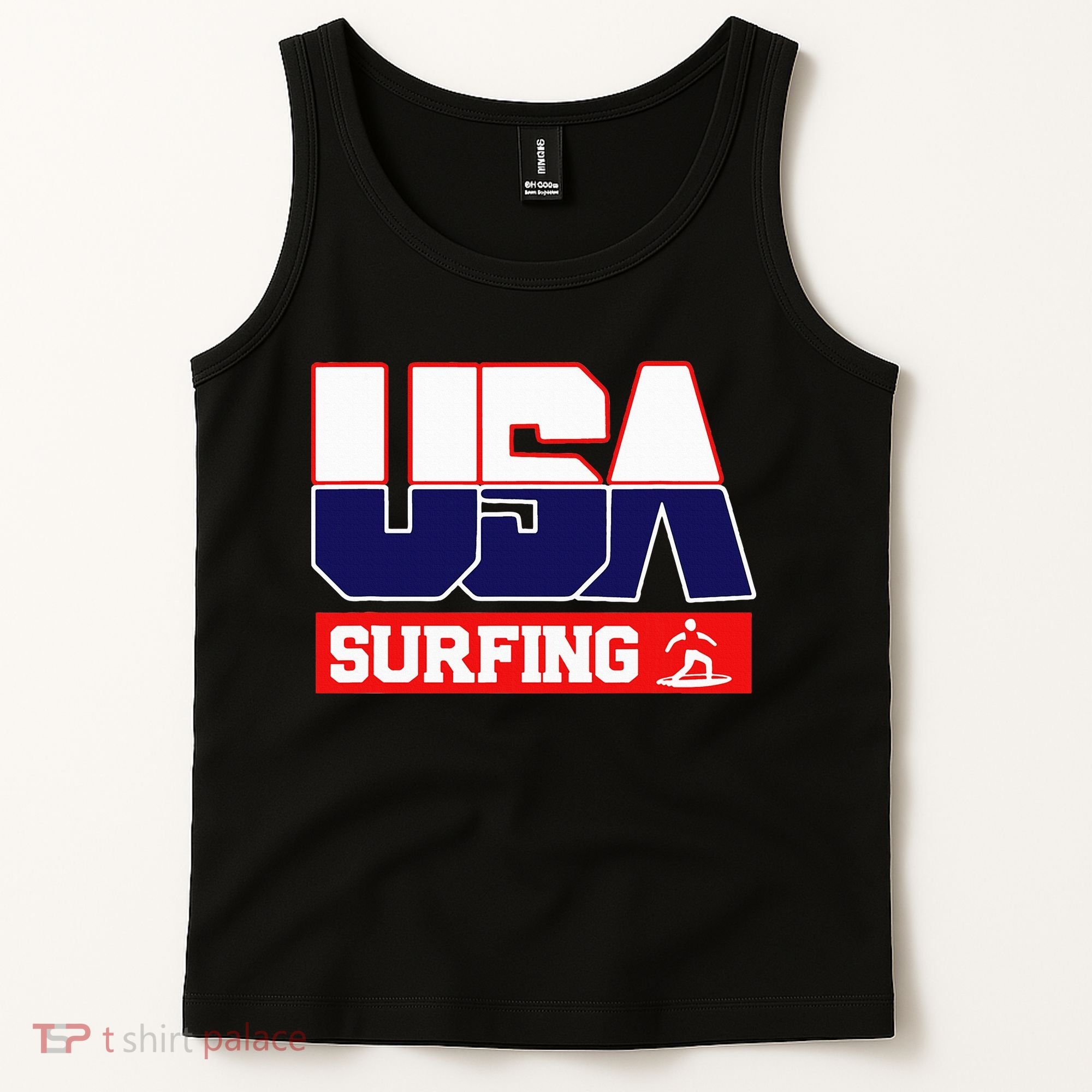 Usa Team Surfing American Sports Tank Top