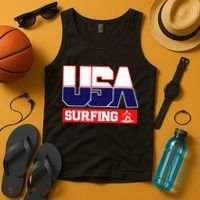Usa Team Surfing American Sports Tank Top thumb 4