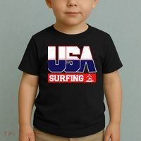 Usa Team Surfing American Sports Toddler T-Shirt thumb 2