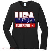 Usa Team Surfing American Sports Women's Long Sleeve Shirt thumb 0