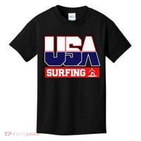 Usa Team Surfing American Sports Kids T-Shirt thumb 0
