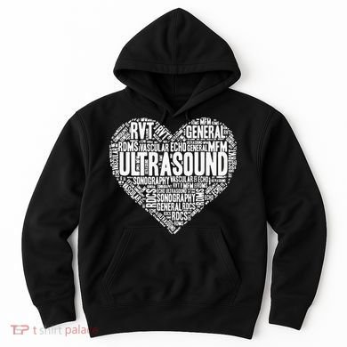 Ultrasound Tech Sonographer Radiology Sonography Heart 2 Hoodie