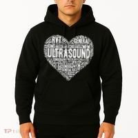 Ultrasound Tech Sonographer Radiology Sonography Heart 2 Hoodie thumb 2