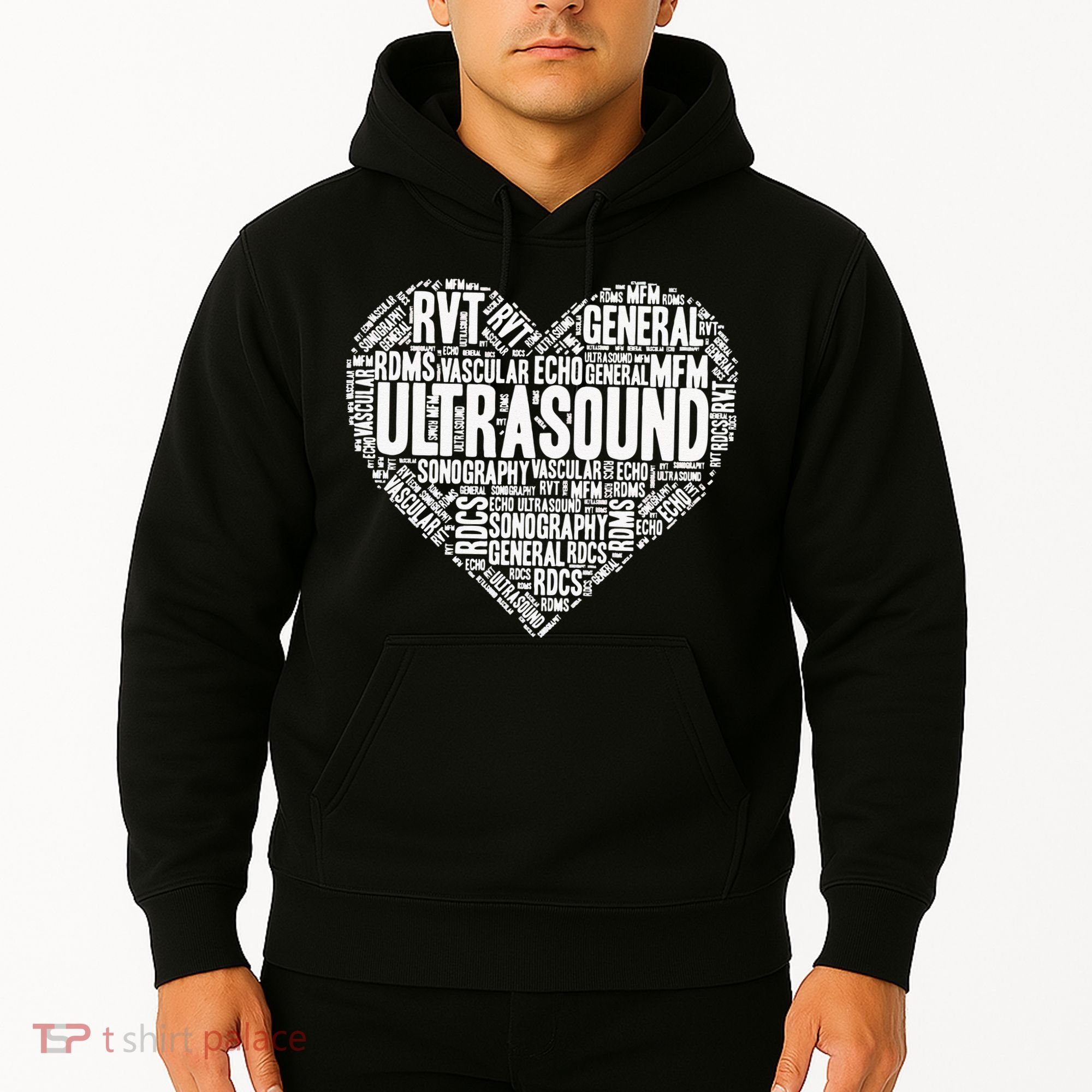 Ultrasound Tech Sonographer Radiology Sonography Heart 2 Hoodie