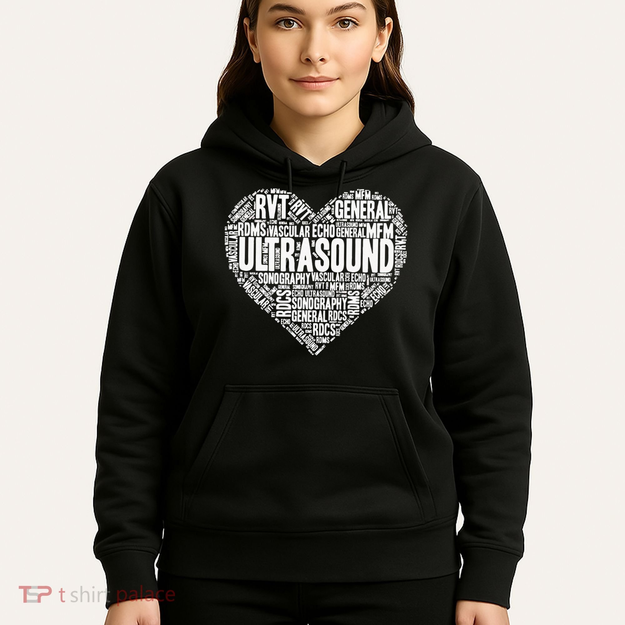 Ultrasound Tech Sonographer Radiology Sonography Heart 2 Hoodie