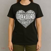Ultrasound Tech Sonographer Radiology Sonography Heart 2 T-Shirt thumb 4