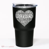 Ultrasound Tech Sonographer Radiology Sonography Heart 2 Tumbler thumb 0