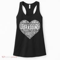 Ultrasound Tech Sonographer Radiology Sonography Heart 2 Women's Tank Top thumb 0