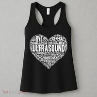 Ultrasound Tech Sonographer Radiology Sonography Heart 2 Women's Tank Top thumb 3