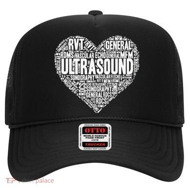 Ultrasound Tech Sonographer Radiology Sonography Heart 2 Hat