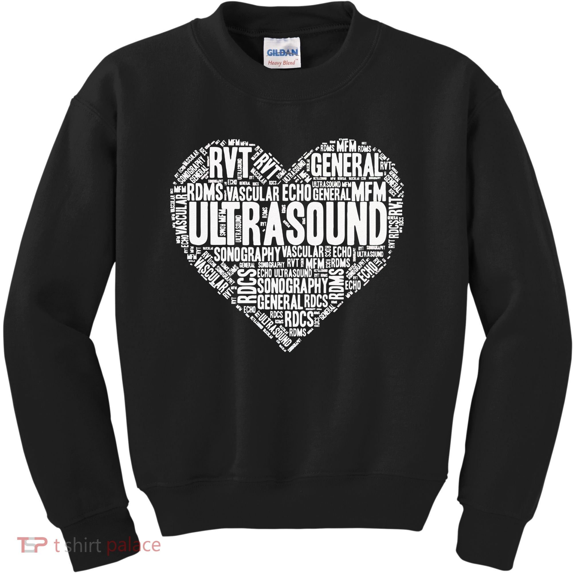 Ultrasound Tech Sonographer Radiology Sonography Heart 2 Kids Sweatshirt