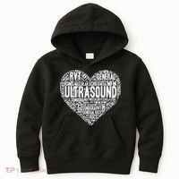 Ultrasound Tech Sonographer Radiology Sonography Heart 2 Kids Hoodie thumb 0