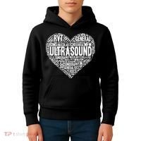 Ultrasound Tech Sonographer Radiology Sonography Heart 2 Kids Hoodie thumb 4