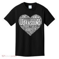 Ultrasound Tech Sonographer Radiology Sonography Heart 2 Kids T-Shirt thumb 0
