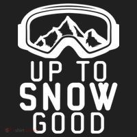 Up To Snow Good Ski Goggles Mountain Snowboarder Skiing Gift Cool Gift Golf Towel thumb 3
