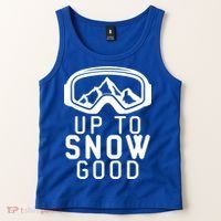 Up To Snow Good Ski Goggles Mountain Snowboarder Skiing Gift Cool Gift Tank Top thumb 2
