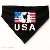 Usa Taekwondo Team American Flag Us Martial USA-Made Doggie Bandana thumb 0