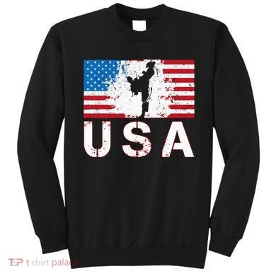 Usa Taekwondo Team American Flag Us Martial Sweatshirt