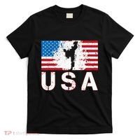 Usa Taekwondo Team American Flag Us Martial T-Shirt thumb 0