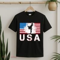Usa Taekwondo Team American Flag Us Martial T-Shirt thumb 2
