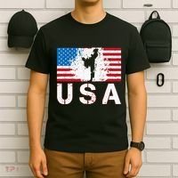 Usa Taekwondo Team American Flag Us Martial T-Shirt thumb 6