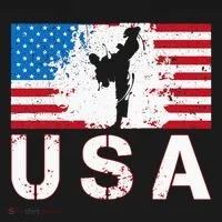 Usa Taekwondo Team American Flag Us Martial Button thumb 1