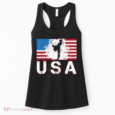 Usa Taekwondo Team American Flag Us Martial Women's Tank Top