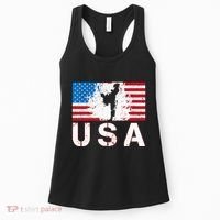 Usa Taekwondo Team American Flag Us Martial Women's Tank Top thumb 0