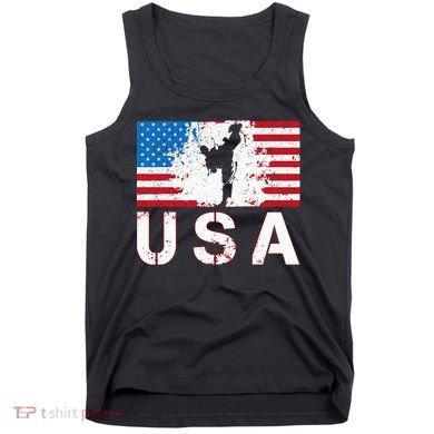 Usa Taekwondo Team American Flag Us Martial Tank Top