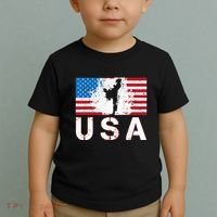 Usa Taekwondo Team American Flag Us Martial Toddler T-Shirt thumb 2